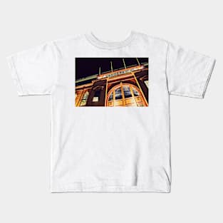 Stadium at night digital painting Kids T-Shirt